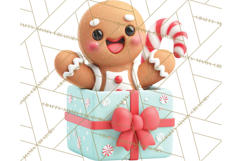 Christmas Characters in Gift Boxes PNG Clipart Product Image 4