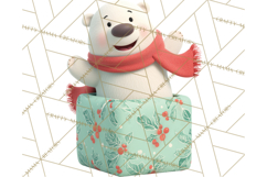 Christmas Characters in Gift Boxes PNG Clipart Product Image 2