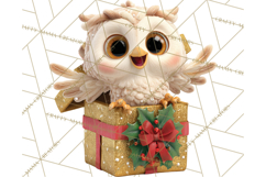 Christmas Characters in Gift Boxes PNG Clipart Product Image 5