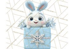 Christmas Characters in Gift Boxes PNG Clipart Product Image 3