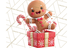 Christmas Characters in Gift Boxes PNG Clipart Product Image 5