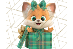 Christmas Characters in Gift Boxes PNG Clipart Product Image 2