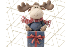 Christmas Characters in Gift Boxes PNG Clipart Product Image 3