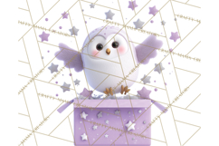 Christmas Characters in Gift Boxes PNG Clipart Product Image 5