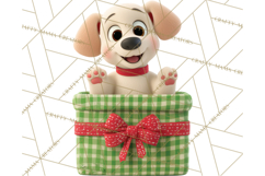 Christmas Characters in Gift Boxes PNG Clipart Product Image 2
