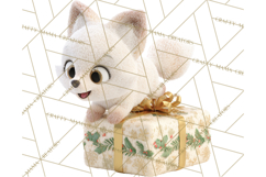 Christmas Characters in Gift Boxes PNG Clipart Product Image 3