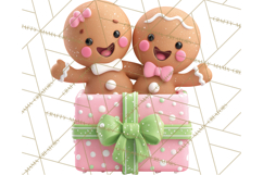 Christmas Characters in Gift Boxes PNG Clipart Product Image 5