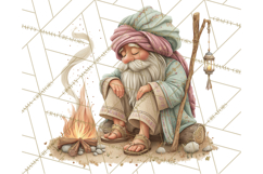 Gifts of the Magi Clip Art, Christian Christmas PNG Clipart Product Image 2