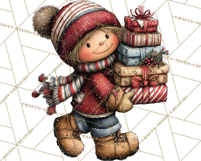 Christmas Elf Clipart Santa’s Workshop PNG Product Image 2