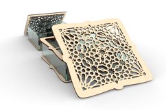 Laser cut gift sweets box. Islamic vector laser cut svg file Product Image 3