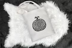 Pumpkins in Celtic Art- Style Autumn Detailed SVG Product Image 9