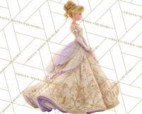 Midnight Princess Fairy Tale Royal Ball PNG Clipart Product Image 5