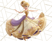 Midnight Princess Fairy Tale Royal Ball PNG Clipart Product Image 4