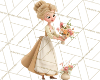 Midnight Princess Fairy Tale Royal Ball PNG Clipart Product Image 5