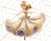 Midnight Princess Fairy Tale Royal Ball PNG Clipart Product Image 3