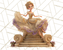 Midnight Princess Fairy Tale Royal Ball PNG Clipart Product Image 5