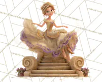Midnight Princess Fairy Tale Royal Ball PNG Clipart Product Image 5