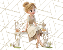 Midnight Princess Fairy Tale Royal Ball PNG Clipart Product Image 2