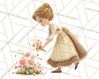 Midnight Princess Fairy Tale Royal Ball PNG Clipart Product Image 5