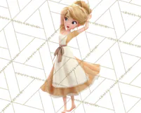Midnight Princess Fairy Tale Royal Ball PNG Clipart Product Image 4