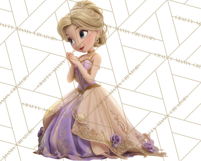 Midnight Princess Fairy Tale Royal Ball PNG Clipart Product Image 4