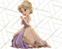 Midnight Princess Fairy Tale Royal Ball PNG Clipart Product Image 4