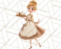 Midnight Princess Fairy Tale Royal Ball PNG Clipart Product Image 3