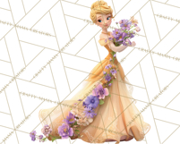 Midnight Princess Fairy Tale Royal Ball PNG Clipart Product Image 4