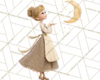 Midnight Princess Fairy Tale Royal Ball PNG Clipart Product Image 4