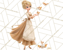 Midnight Princess Fairy Tale Royal Ball PNG Clipart Product Image 5