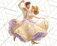 Midnight Princess Fairy Tale Royal Ball PNG Clipart Product Image 4