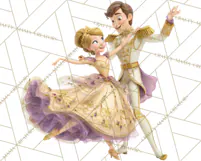 Midnight Princess Fairy Tale Royal Ball PNG Clipart Product Image 5