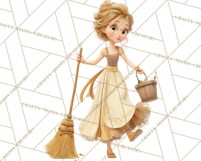 Midnight Princess Fairy Tale Royal Ball PNG Clipart Product Image 4