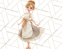Midnight Princess Fairy Tale Royal Ball PNG Clipart Product Image 2