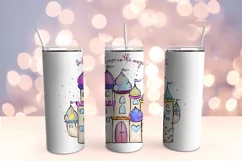 Dragon Castle Clipart, Believe In The Magic Product Image 2