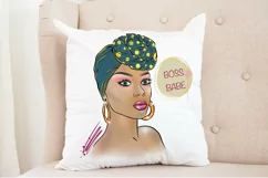 African Boss Babe Sublimation | Boss Girl PNG Product Image 4
