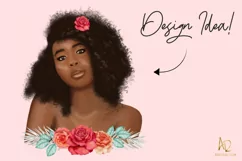 African American Portrait | Generic Woman Illustration 2 Product Image 3