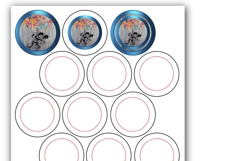 1.75 Inch Button Template Print &amp; Cut Ready 2.088 size Product Image 3