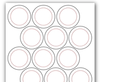 1.75 Inch Button Template Print &amp; Cut Ready 2.088 size Product Image 4