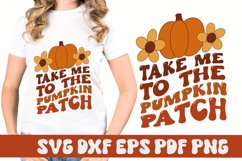 Take me to the Pumpkin Patch Retro Fall SVG Product Image 1