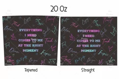 Affirmation Tumbler For 20 oz | Png Self Love Product Image 3