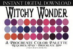 Witchy Wonder - Procreate Purple Orange Halloween Palette Product Image 1