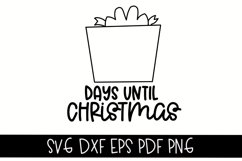 Christmas Present Countdown SVG Product Image 1