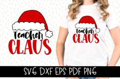 Teacher Claus Christmas SVG Product Image 1