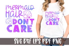 Mermaid Hair Don't Care SVG Cut file Product Image 1