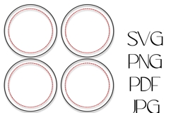 3 Inch Button Template Print &amp; Cut Ready 3.45 size Product Image 2