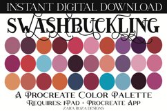 Swashbuckling - A Pirate Procreate Color Palette 30 Swatches Product Image 1