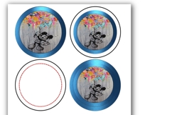 3 Inch Button Template Print &amp; Cut Ready 3.45 size Product Image 3