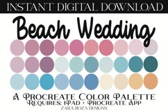 Beach Wedding - Procreate Color Palette Product Image 1