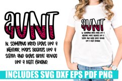 Aunt Definition SVG Cut file Product Image 1